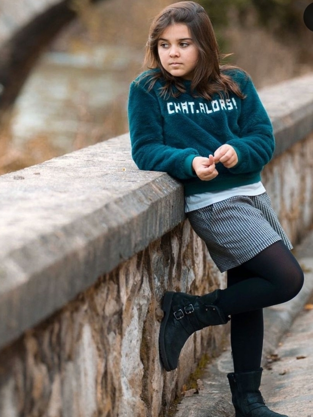 2/40 Catimini Faux Fur Sweater